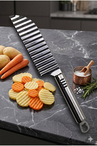 Trouvaille Şekilli Patates Bıçağı Paslanmaz Çelik