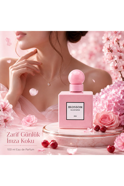 KAJAL Blossom Kiraz Çiçeği & Gül Çiçeksi Meyveli Kadın Parfüm Edp 100 ml