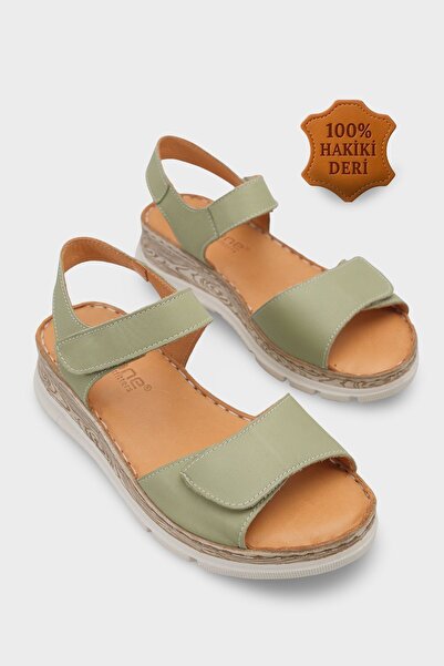 Capone Outfitters Corrinne Дамски сандали от естествена кожа, меки и удобни