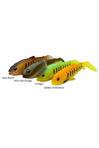 Savage Gear Craft Cannibal Paddletail 6.5 cm 4 gr Dark Water Mix 4 Adet