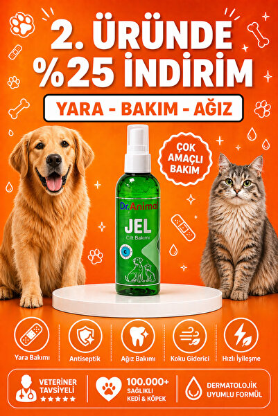 Dr.Animal Prof JEL Formu | Ağız Bakımı | Kulak Bakımı | Yara Bakımı | Pati Ba...