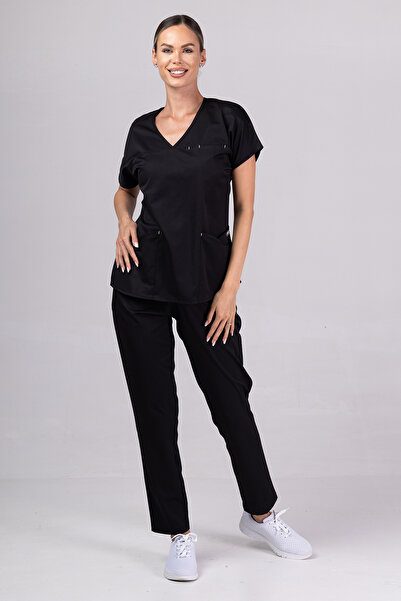 OEM Uniformă medicală pentru femei, bluză și pantaloni, slim fit, FLEXI AMBRA...