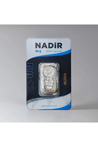 Nadir Gold 50 Gram Kulçe Gümüş (999,9)