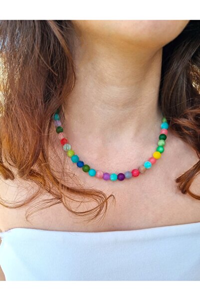 NEMOR STUDIO Ceyt Natural Stone Necklace I Colorful Energy