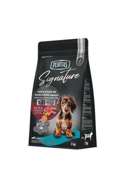 Sİgnature Hrană uscată câini junior talie mică cu miel și orez 3 kg, super pr...