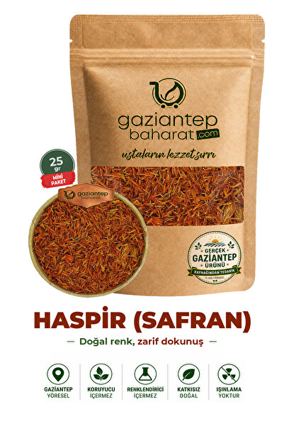 Gaziantep Baharat Safran (HASPİR) 25gr - (Aspir – Safran Çiçeği)