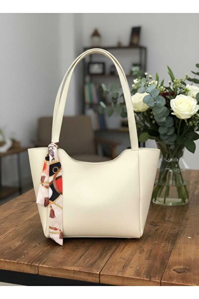 Judour Bags Kadın Fularlı Fermuarlı Ve Çıtçıt Kapamalı Shopper El Ve Omuz Çan...
