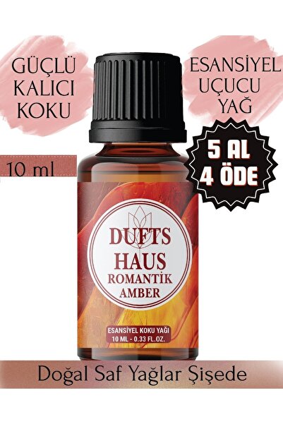 duftshaus Romantik Amber Esansiyel Uçucu Koku Yağı Difüzör Esansı Buhurdanlık...