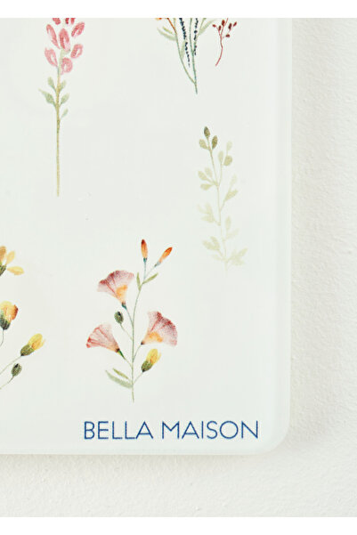 Bella Maison Flores Cam Kesme Tahtası (35x25 cm)