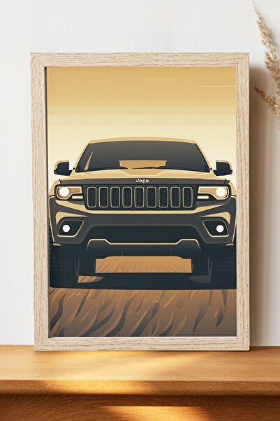 Luna Marissa Αφίσα Jeep - Αφίσα αυτοκινήτου από γυαλιστερό χαρτί χωρίς πλαίσιο