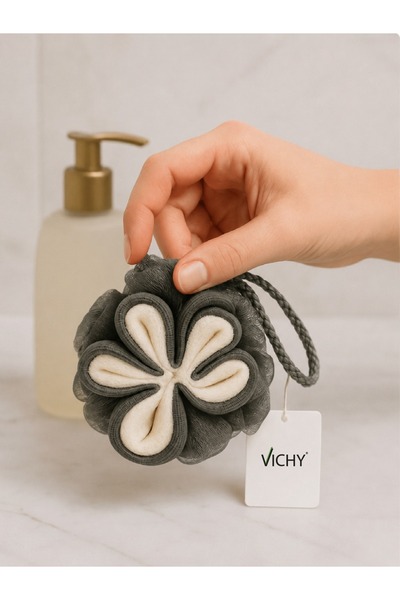 Vichy PAPATYA DESENLİ BANYO LİFİ GRİ VCH-6577 60 GR