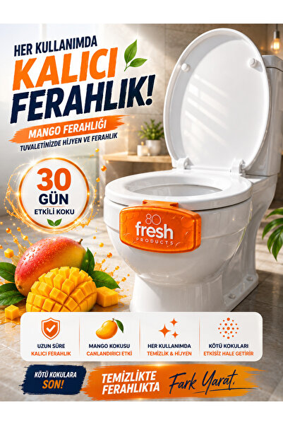 Fresh Products Fresh Clip 2.5 Tuvalet Wc Klozet Koku Giderici Mango (turuncu)