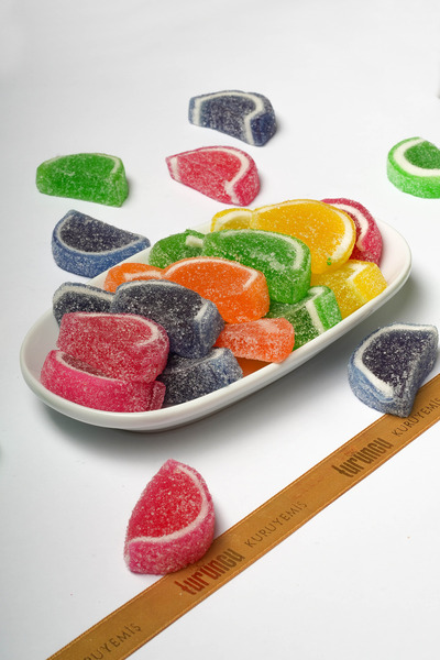 Turuncu Kuruyemiş Meyveli Dilim Jöle 250 gr