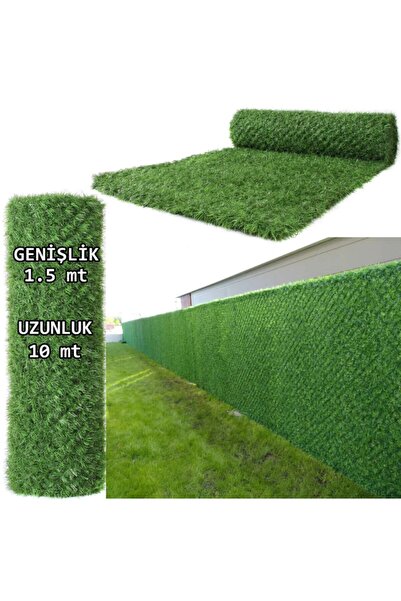 Genel Markalar 1.kalite Yeşil Çim Çit Bahçe Teli 1.5x10 Mt