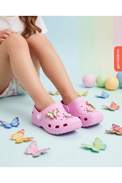 BIRKESEN Sandalet ev okul kreş banyo plaj deniz havuz günlük bebek kız çocuk ...