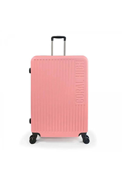 Coral High Abs Pudra Büyük Boy Valiz 16528