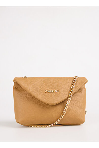 Carrera Brown Women's Leather Crossbody Bag Carbyn01 Flt