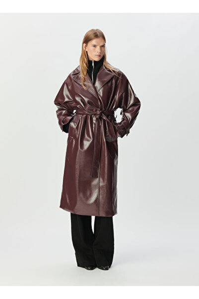 İkks Bordo Kadın Standart Fit Ceket B242055