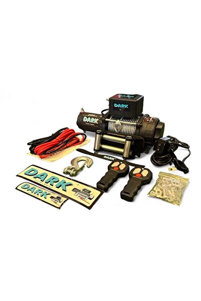 Dark VİNÇ 4500LB ÇELİK HALATLI 12V ATV VİNÇ