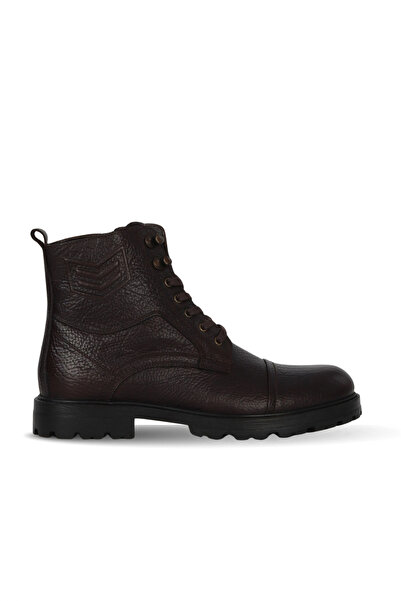 Bueno Shoes حذاء مسطح للرجال من الجلد البني فلوتر 43mb2500035