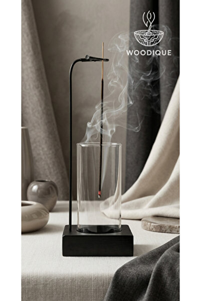 woodique El Yapımı Dekoratif Ahşap Tütsülük ve Meditasyon Aksesuarı |1 Paket ...