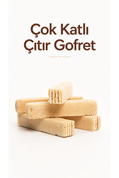 Şener Glikozsuz Çıtır Gofret 450 gr Sade Gofret Atıştırmalık (PANCAR ŞEKERİND...