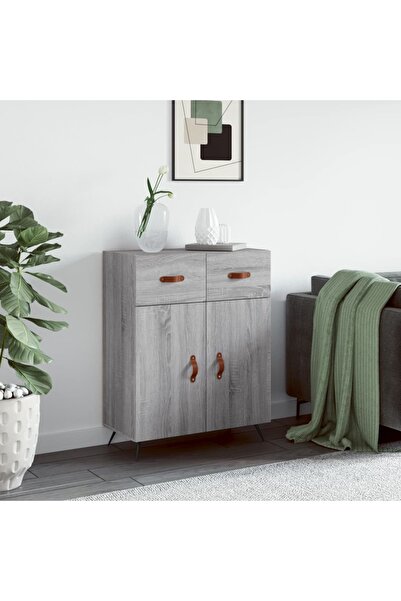 Concept Servantă, gri sonoma, 69,5x34x90 cm, lemn compozit