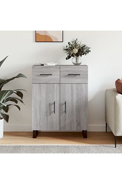 Concept Servantă, gri sonoma, 69,5x34x90 cm, lemn compozit