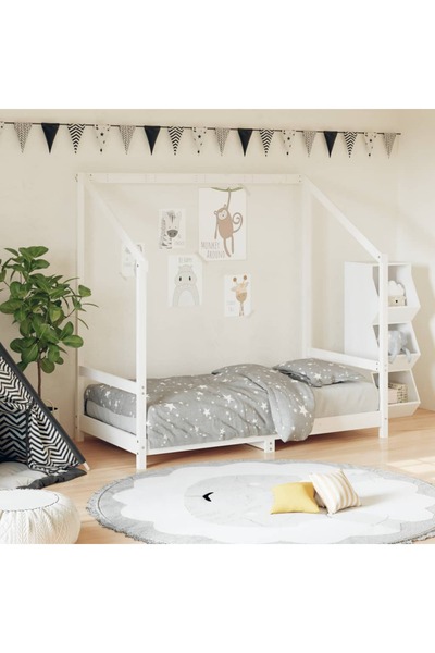 Concept Cadru de pat pentru copii, 80x160 cm, lemn masiv de pin