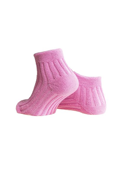 U&ME Șosete de dormit roz pentru femei - Mărimea 36-40