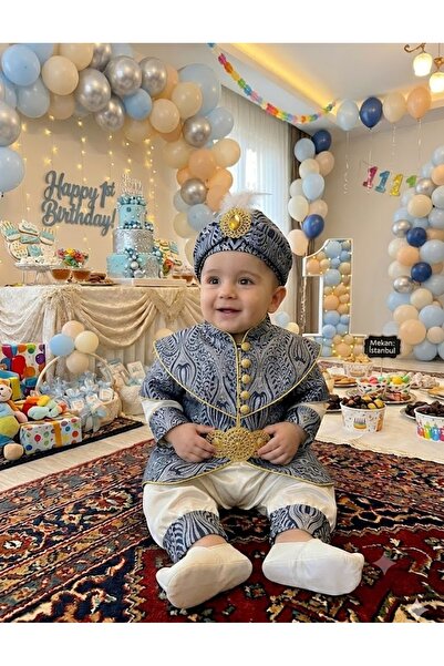 biyan collection Erkek Bebek Mevlütlük Şehzade Sünnetlik Mevlüt Sünnet Kıyafe...