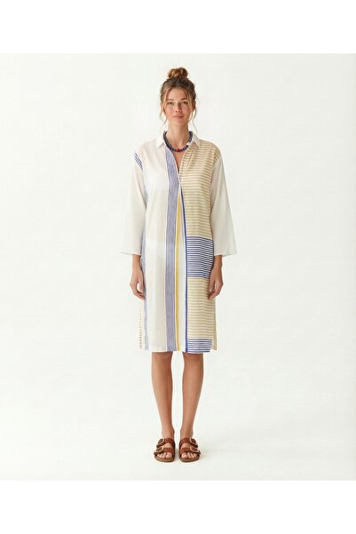 Yargıcı Rahat Kesim 3/4 Kol Elbise