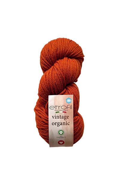 Etrofil Vintage organska pređa za pletenje krem boje 100% vuna 100g 120m (72132)