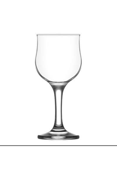 LAV Nevakar Cam Beyaz Şarap Kadehi 6'lı 200 ml Ayaklı (Meşrubat/Su Bardağı)