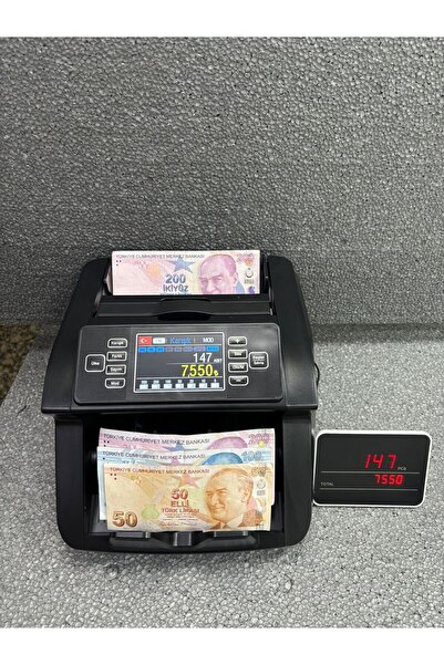 HeMeS Para Sayma Makinesi Ofis Tipi ( Karışık Sayım ve Müşteri Ekranı )