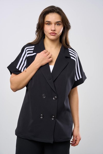 HANIQA Striped Detail Sports Women's Jacket Set |   5013 |   44-50