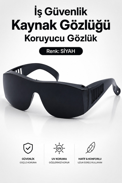 NZB İş Güvenlik Gözlüğü Kaynak Gözlüğü Koruyucu Toz Gözlükleri Korumalı Gözlü...