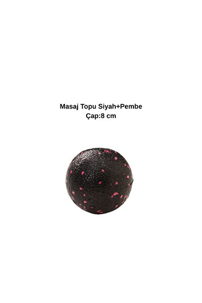 Actifoam Lacrosse El Ayak Uyarıcı Masaj Topu Siyah Pembe