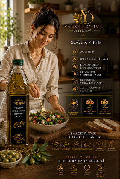 Naturel Sızma Zeytinyağı 1 Lt x 3 Adet