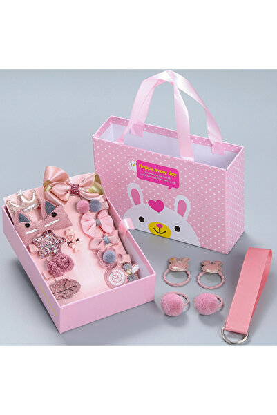 Rapunzel Accessories 18'li Hediyelik Çanta Kutulu Bebek Toka Seti - Kız Çocuk...