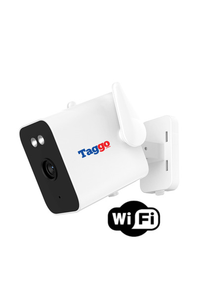 Taggo Cameră de supraveghere fixă de 3MP, Conexiune WIFI, Viziune nocturnă, C...