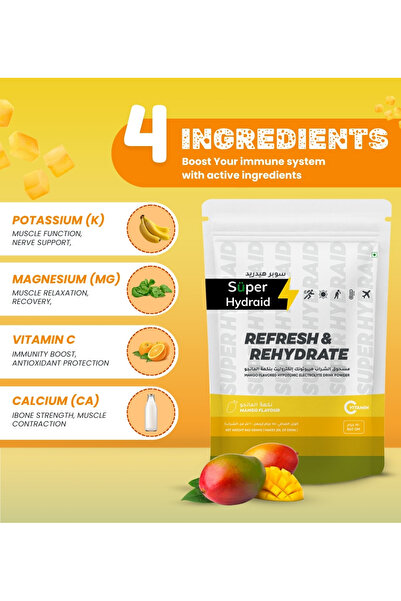 Super Hydraid Electrolyte Drink Mix | Mango