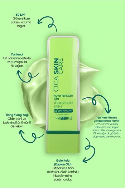 Mara WEMARA TON ESITLEYICI YUZ BAKIM KREMI 50 SPF 50 ML
