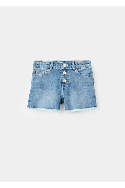 MANGO Kids Püsküllü kenarlı şort