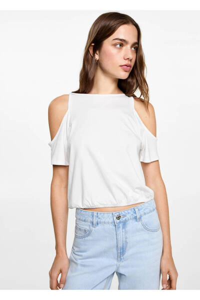 Mango Teen Majica sa izrezanim detaljima
