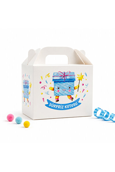 repro design Sürpriz Temalı Karton Kutu 3’lü Set | 10x14 cm | Hediye, Parti v...