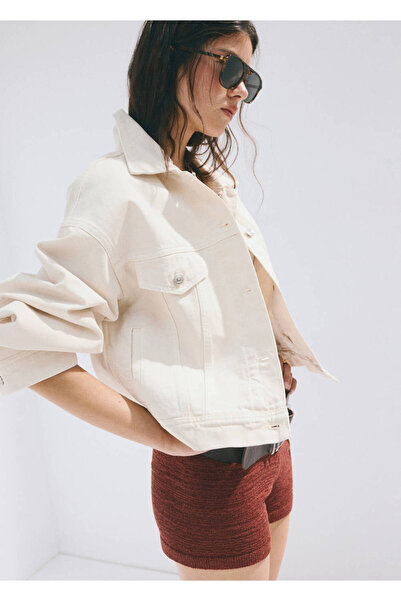 MANGO Woman Cepli denim ceket