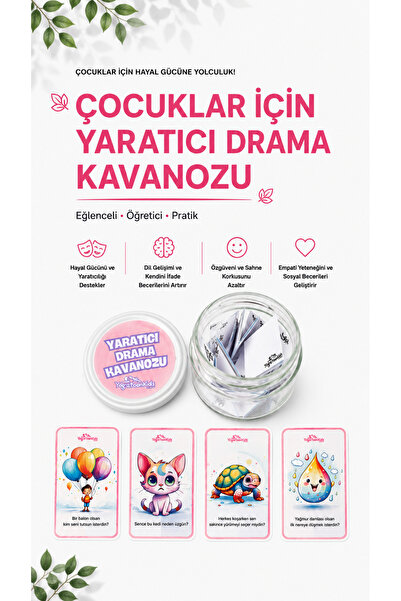 Yogatoon Kids World Yaratıcı Düşünme ve Hikâye Anlatma Kavanozu - Konuşma, Öz...