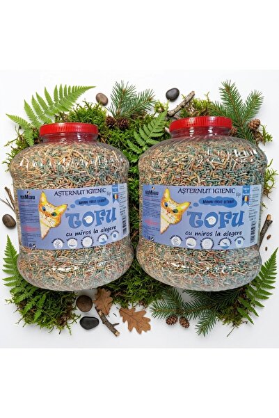 Vitamix Tofu ecoMiau – Asternut biodegradabil pentru pisici, Fresh, Pachet 2x...