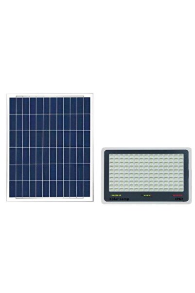 eyemazing Lampă stradală solară de exterior, 216 LED-uri, 100W, eMazing, senz...
